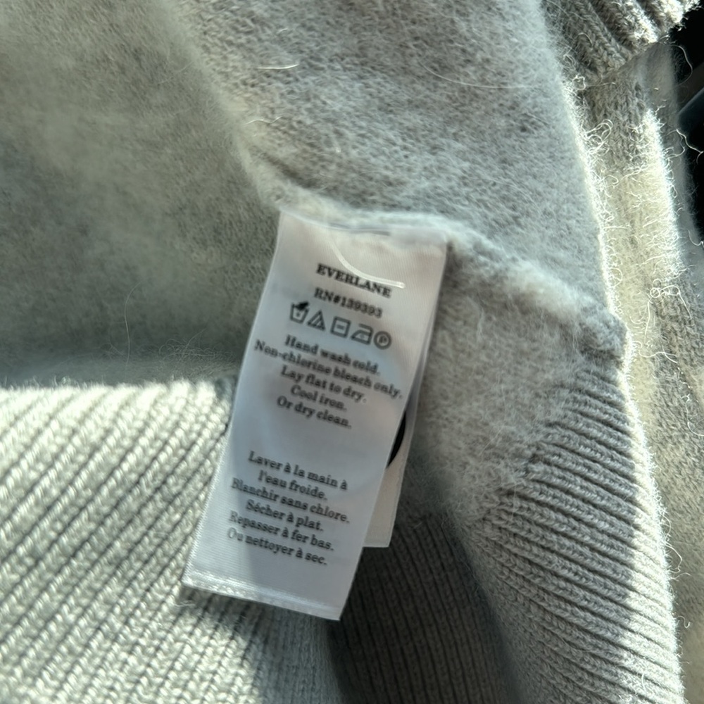 Everlane alpaca zebra print sweater - Picture 7 of 9